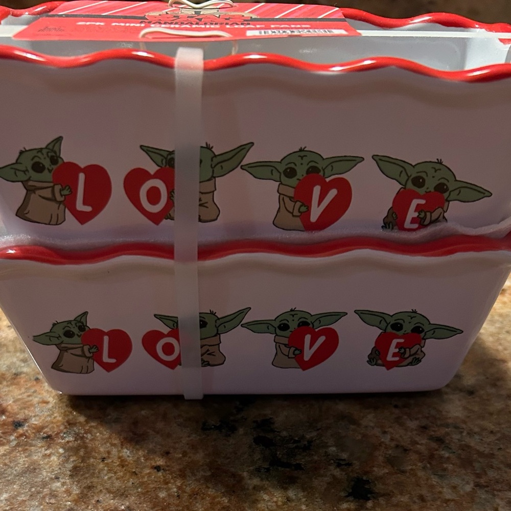 Star Wars Baby Yoda Love Ceramic Baking Dishes